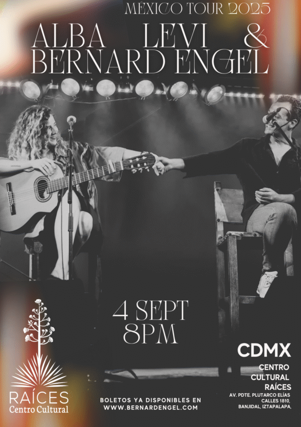 Bernard Engel & Alba Levi (Poesía y canción), CDMX